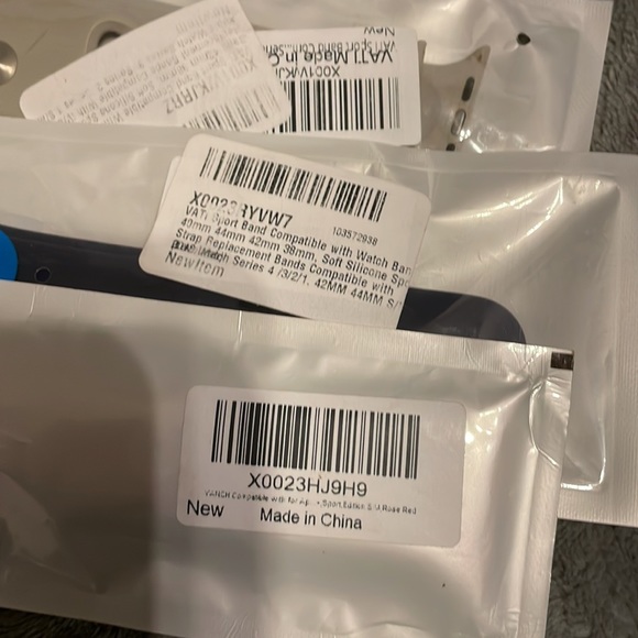 NWT VATI Sport Replacement Band Apple Watch,40mm,42mm, 44mm,38mm Soft Silicone - Picture 7 of 7